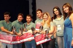 Equipe da UFLA vencedora em 2º lugar na primeira edição do Programa. 