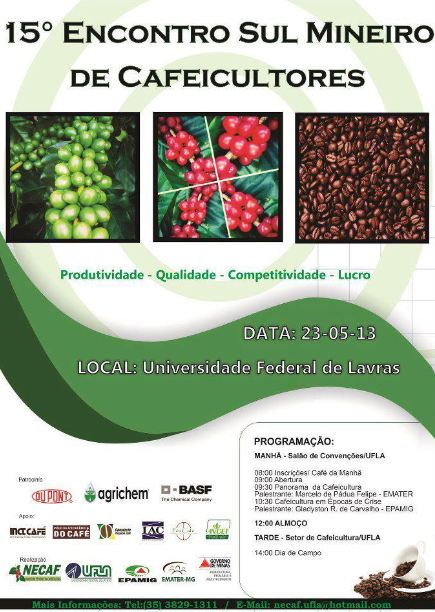 cartaz encontro cafeicultores