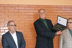O prof. Alfredo Scheid Lopes, fundador do Laboratório, foi homenageado 