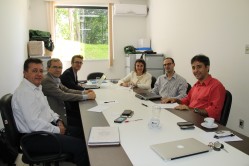 Delegação da Bélgica em reunião na DRI - possibilidades de ampliar as parcerias 