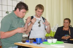 Degustação do café do Sul de Minas, experiência memorável para os estudantes americanos