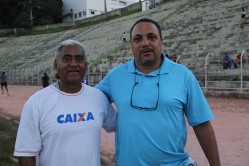 Treinador Santiago Antunes e o professor Fenando Oliveira: similaridades na forma de conduzir o atletismo desde sua base