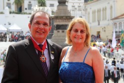 José Roberto Scolforo e a esposa, Sandra Ferraço Scolforo