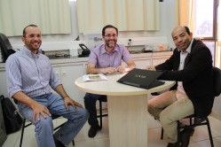 Professores Roberto Braga, Daniel Pereira e Alessandro Victorino: definições para novas parcerias