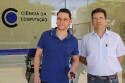 Celso Ramos e o prof. Wilian Lacerda