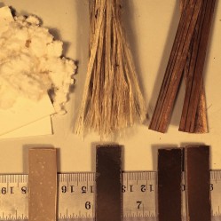 Polpa de eucalipto, fibra de juta e colmos de bambu e os respectivos materiais compósitos desenvolvidos com nanofibras extraídas deles