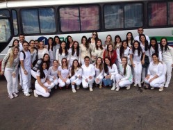 Estudantes em visita técnica à Fundação Hospitalar do Município de Varginha – FHOMUV (Hospital Bom Pastor)