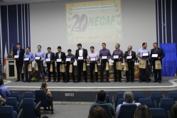 Ex-coordenadores das 16 gestões do Necaf recebem homenagem