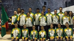 Cinco atletas e o chefe da delegação da Seleção Brasileira de Ginástica Aeróbica são da UFLA.