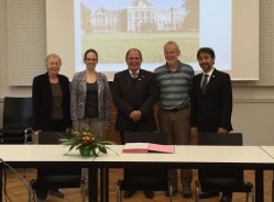 Representantes da UFLA e da Universidade de Berna.