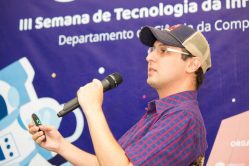 Vicente de Paula foi um dos palestrantes da Semana de Tecnologia da Informação (Seti/UFLA)
