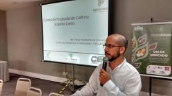 O coordenador de pesquisas e serviços em gestão do CIMUFLA, Diego Humberto de Oliveira, falou sobre os custos de produção do café