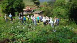 O curso ocorreu em Poço Fundo/MG, nas instalações da Cooperativa dos Agricultores familiares de Poço Fundo e Região (Coopfam)