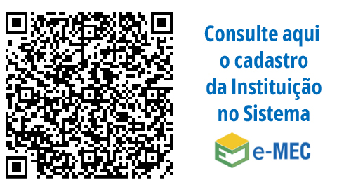 Consulte aqui o cadastro da Instituição no Sistema e-MEC.